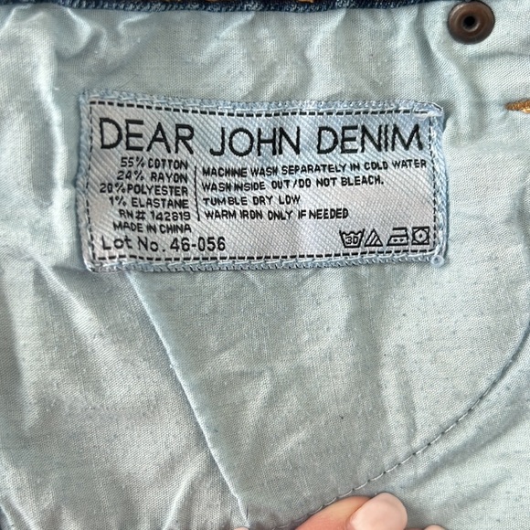 Dear John Dark Wash Jeans Sz 27 - Picture 4 of 4